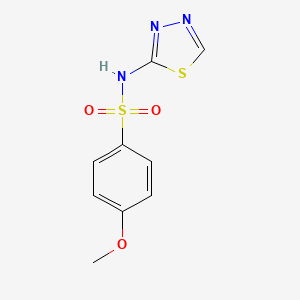 4-methoxy-N-(1,3,4-thiadiazol-2-yl)benzene-1-sulfonamide