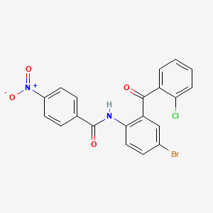 N-[4-bromo-2-(2-chlorobenzoyl)phenyl]-4-nitrobenzamide