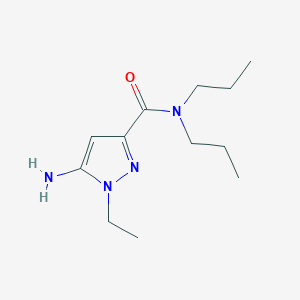 5-amino-1-ethyl-N,N-dipropyl-1H-pyrazole-3-carboxamide