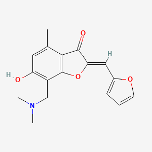 (Z)-7-((dimethylamino)methyl)-2-(furan-2-ylmethylene)-6-hydroxy-4-methylbenzofuran-3(2H)-one