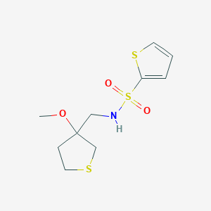 N-((3-methoxytetrahydrothiophen-3-yl)methyl)thiophene-2-sulfonamide