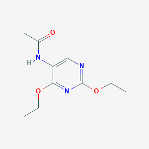 molecular formula C10H15N3O3 B2655877 N-(2,4-diethoxypyrimidin-5-yl)acetamide CAS No. 100133-66-2