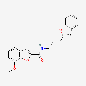 N-(3-(benzofuran-2-yl)propyl)-7-methoxybenzofuran-2-carboxamide
