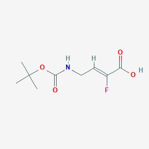 4-((tert-Butoxycarbonyl)amino)-2-fluorobut-2-enoic acid