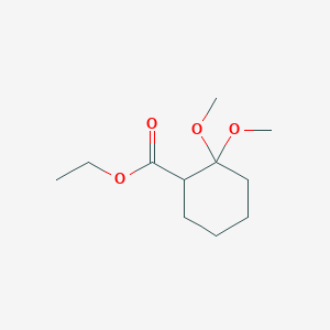 Ethyl 2,2-dimethoxycyclohexane-1-carboxylate