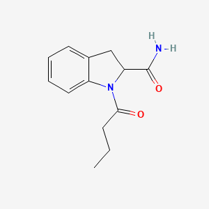 1-Butyrylindoline-2-carboxamide