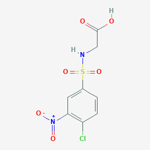 2-(4-Chloro-3-nitrobenzenesulfonamido)acetic acid