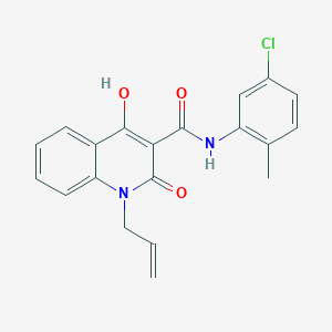 1-allyl-N-(5-chloro-2-methylphenyl)-4-hydroxy-2-oxo-1,2-dihydroquinoline-3-carboxamide