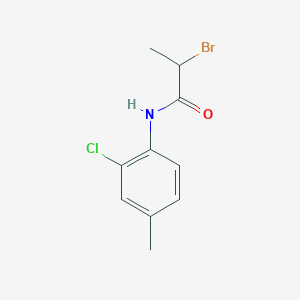 2-Bromo-N-(2-chloro-4-methylphenyl)propanamide