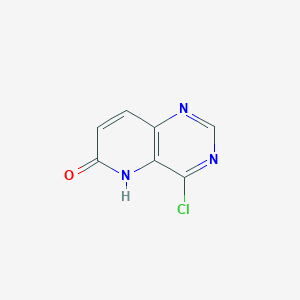 molecular formula C7H4ClN3O B2655923 4-chloro-5H,6H-pyrido[3,2-d]pyrimidin-6-one CAS No. 1242446-83-8