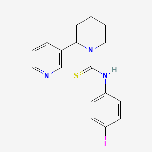 N-(4-iodophenyl)-2-(pyridin-3-yl)piperidine-1-carbothioamide