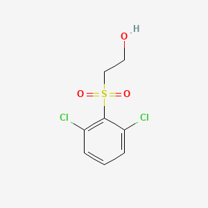 molecular formula C8H8Cl2O3S B2655971 2,6-Dichlorophenylsulfonylethanol CAS No. 688763-07-7