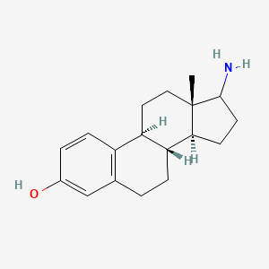 molecular formula C18H25NO B2655972 17-Aminoestra-1(10),2,4-triene-3-ol CAS No. 75171-92-5