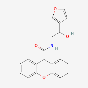 N-[2-(furan-3-yl)-2-hydroxyethyl]-9H-xanthene-9-carboxamide
