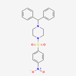 1-Benzhydryl-4-(4-nitrophenyl)sulfonylpiperazine