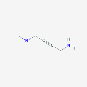 molecular formula C6H12N2 B2656028 N,N-二甲基-1,4-二氨基-2-丁炔 CAS No. 53913-95-4