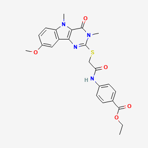 molecular formula C24H24N4O5S B2656031 2-[(6-ethyl-3-phenylisoxazolo[5,4-d]pyrimidin-4-yl)oxy]-N-(2-methoxybenzyl)acetamide CAS No. 1112435-88-7