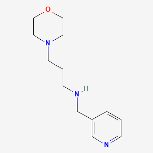 molecular formula C13H21N3O B2656050 (3-Morpholin-4-yl-propyl)-pyridin-3-ylmethyl-amine CAS No. 136469-90-4
