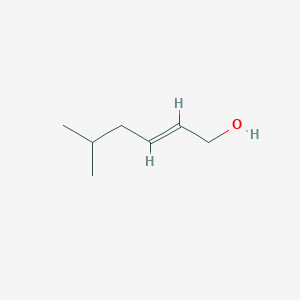 molecular formula C7H14O B2656061 (E)-5-Methyl-2-hexene-1-ol CAS No. 1589-35-1