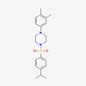 1-(3,4-Dimethyl-phenyl)-4-(4-isopropyl-benzenesulfonyl)-piperazine