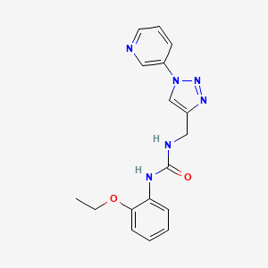 1-(2-ethoxyphenyl)-3-((1-(pyridin-3-yl)-1H-1,2,3-triazol-4-yl)methyl)urea