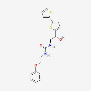 3-(2-{[2,2'-Bithiophene]-5-yl}-2-hydroxyethyl)-1-(2-phenoxyethyl)urea