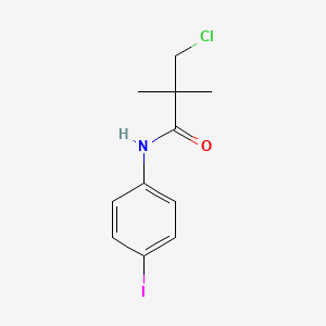 3-chloro-N-(4-iodophenyl)-2,2-dimethylpropanamide
