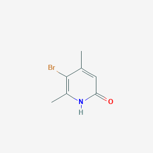molecular formula C7H8BrNO B2656129 5-Bromo-4,6-dimethylpyridin-2(1H)-one CAS No. 89694-55-3