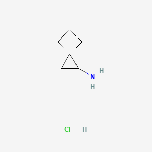 molecular formula C6H12ClN B2656145 Spiro[2.3]hexan-1-amine hydrochloride CAS No. 17202-61-8