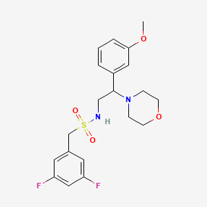 1-(3,5-difluorophenyl)-N-(2-(3-methoxyphenyl)-2-morpholinoethyl)methanesulfonamide