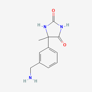 5-[3-(Aminomethyl)phenyl]-5-methylimidazolidine-2,4-dione