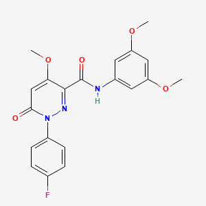 N-(3,5-dimethoxyphenyl)-1-(4-fluorophenyl)-4-methoxy-6-oxopyridazine-3-carboxamide