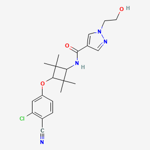 molecular formula C21H25ClN4O3 B2656175 Androgen receptor antagonist 1 CAS No. 1338812-36-4