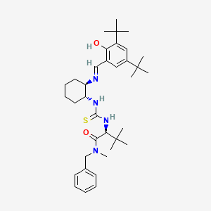 (S)-2-[[(1R,2R)-2-[[[3,5-Bis(tert-butyl)-2-hydroxyphenyl]methylene]amino]cyclohexyl]thioureido]-N-benzyl-N,3,3-trimethylbutanamide
