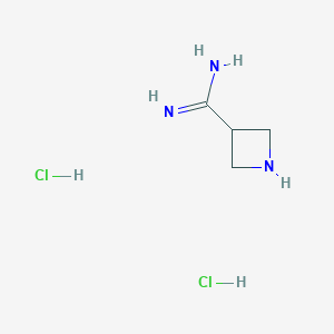 Azetidine-3-carboximidamide;dihydrochloride