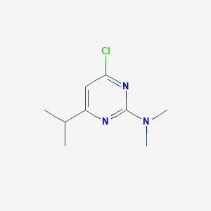 4-chloro-N,N-dimethyl-6-(propan-2-yl)pyrimidin-2-amine