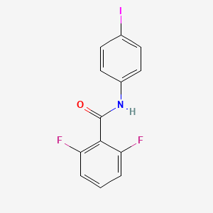 2,6-difluoro-N-(4-iodophenyl)benzamide