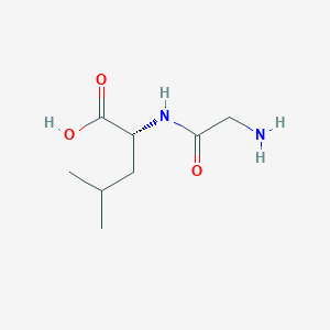 molecular formula C8H16N2O3 B2656284 Glycyl-d-leucine CAS No. 688-13-1; 688-14-2
