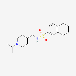 N-((1-isopropylpiperidin-4-yl)methyl)-5,6,7,8-tetrahydronaphthalene-2-sulfonamide