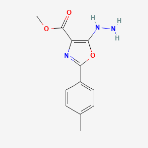 B2656298 Methyl 5-hydrazinyl-2-(4-methylphenyl)-1,3-oxazole-4-carboxylate CAS No. 663177-20-6