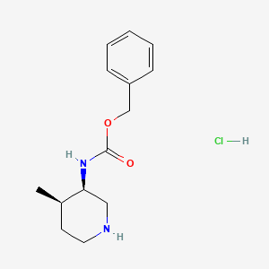Cis-benzyl (4-methylpiperidin-3-yl)carbamate hydrochloride