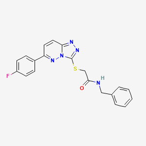 N-benzyl-2-((6-(4-fluorophenyl)-[1,2,4]triazolo[4,3-b]pyridazin-3-yl)thio)acetamide