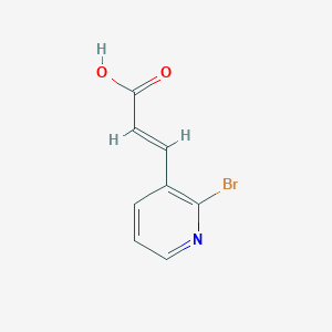 (E)-3-(2-Bromopyridin-3-yl)prop-2-enoic acid