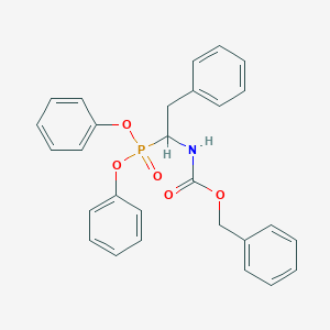 molecular formula C28H26NO5P B2656365 二苯基1-(Cbz-氨基)-2-苯乙基膦酸酯 CAS No. 73270-46-9