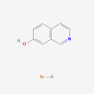 molecular formula C9H8BrNO B2656428 Isoquinolin-7-ol hydrobromide CAS No. 1258649-95-4