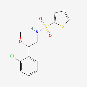 N-(2-(2-chlorophenyl)-2-methoxyethyl)thiophene-2-sulfonamide