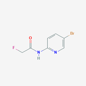 molecular formula C7H6BrFN2O B2656511 Acetamide,n-(5-bromo-2-pyridinyl)-2-fluoro- CAS No. 90931-43-4