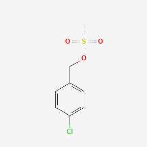 molecular formula C8H9ClO3S B2656589 4-氯苄基甲磺酸盐 CAS No. 78358-09-5