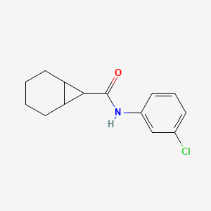 molecular formula C14H16ClNO B2656591 N-(3-Chlorophenyl)bicyclo[4.1.0]heptane-7-carboxamide CAS No. 2306195-65-1