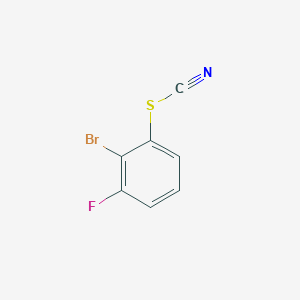 2-Bromo-3-fluorophenylthiocyanate
